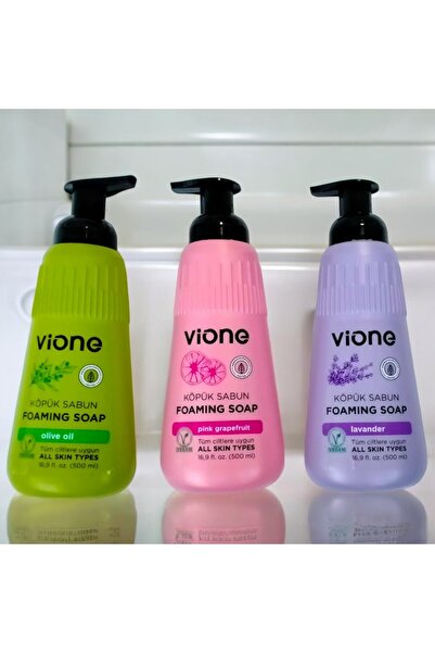 vione 3-Piece Foam Soap Set - 500 ml