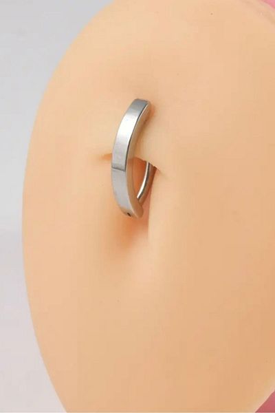 Doa 8 MM Clip-on Belly Piercing 316L Surgical Steel