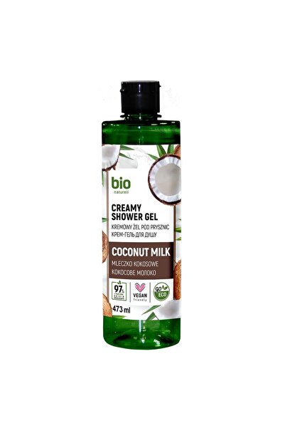 bio natural aroma % 97 Organik Duş Jeli Lapte de Cocos 473 Ml.