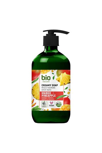 bio natural aroma 97% Organic and Vegan Liquid Hand Soap Mango & Pineapple 946 Ml.