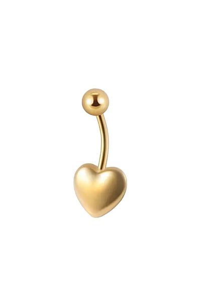 Doa Basic Heart Belly Piercing 100% 316L Surgical Steel