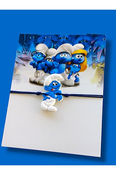 anonim The Smurfs Couple Friendship Lover Adjustable Combination Bracelet - Cute and Smurf