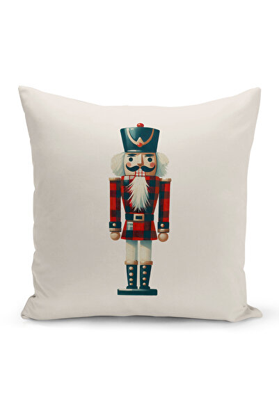 Bertille Home New Year Series - Double Sided Digital Printed 8-Piece Throw Pillow Cover Set (Christmas Christmas Pillow Cover)