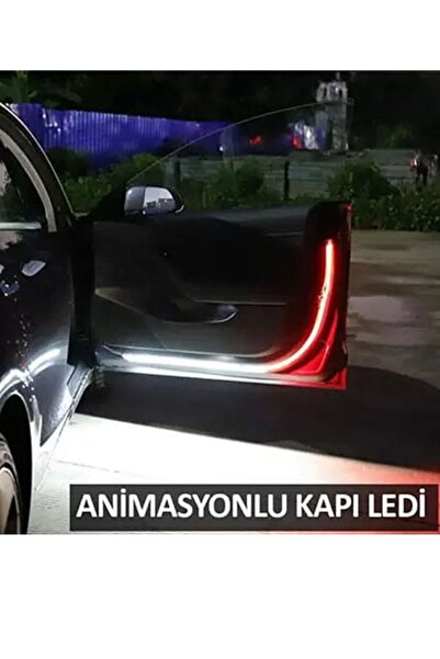 MeyZone Araba Kapı Altı Led Yanıp Sönen Ikaz Ledi Kayar Led Kayan Led Animasyonlu Ikaz Uyarı Ledi