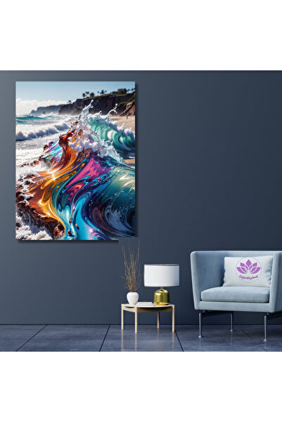 LİLYHOBBYLAND Renkli Baskılı Sayılarla Boyama Hobi Seti (Çerçeveli-Büyük Boy)...