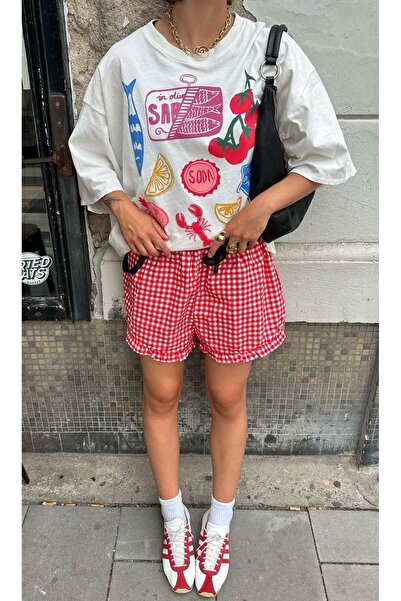 Jose Clothing سلسلة أمالفي - تي شيرت أبيض من القطن العضوي، مقاس كبير، بأكمام ...