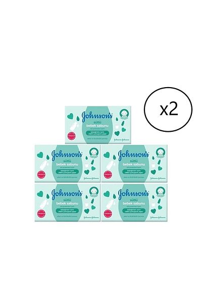 Johnson´s Baby 90 gr x 10 Milk Baby Soap
