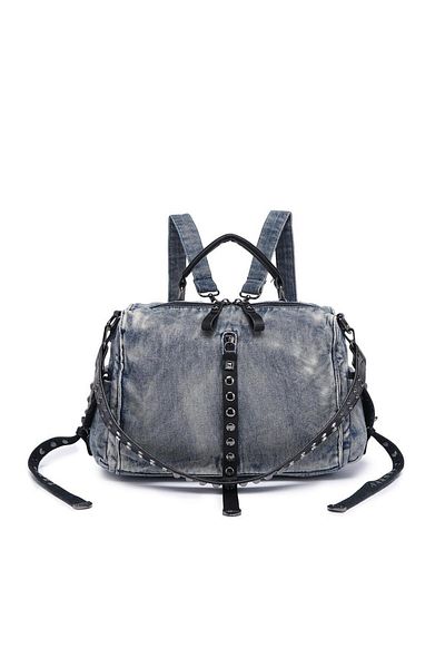 BARCELONA 21K Denim Jeans Fabric Women's Backpack Barcelona 3218