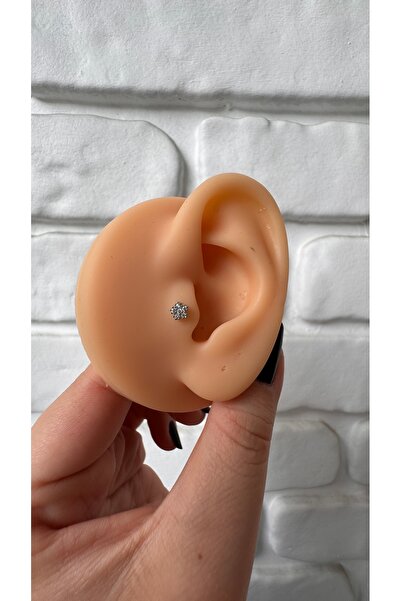 alysa jewelry cerrahi çelik mini çiçek piercing-tragus - helix- lobe- counch