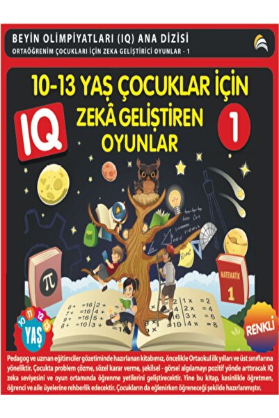 Ekinoks 10-11-12-13 Yaş Ve Üzeri Çocuklar Için IQ Zeka Akıl Destekleyici Oyunlar 1 (1. Hamur Lüks ve RENKLİ)