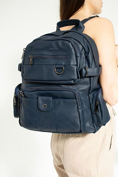 MEGA ÇANTA Leather Backpack - Multi-Compartment Wash
