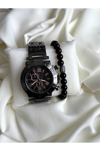 Spectrum Men's Anthracite Gray Wristwatch