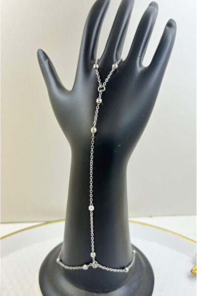 Arescollection GÜMÜŞ RENK KARARMAZ  ZİNCİR ŞAHMERAN