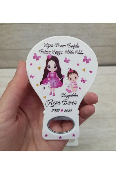 onuratasarlat 35 Pieces Newborn Balloon Magnet - Birthday, Circumcision, Engagement, Promise and Sister Model