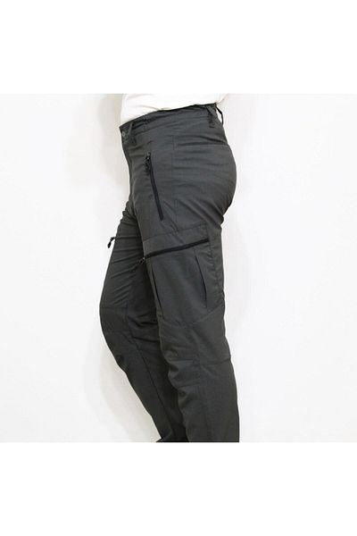 Mudwill Γκρι καλοκαιρινό παντελόνι πεζοπορίας Micro Lycra