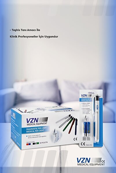 VZN Penlight Doktor Muayene Işıklı Yaka Kalemi