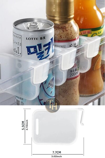 Toptanhane 10 Adet Buzdolabı Raf Ayırıcı Dolap Kapak Çekmece Düzenleyici Şişe...