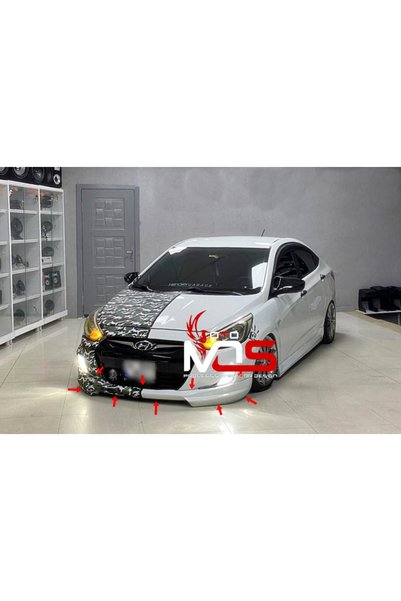 HYUNDAİ ACCENT ÖN TAMPON EKİ KARLIK FİBERGLASS BOYASIZ