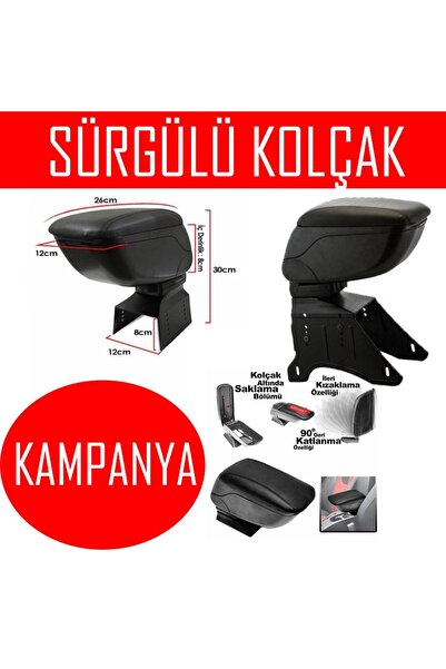 Universal Her Araca Uyumlu Kol Dayama - Kolçak Bardaklıklı