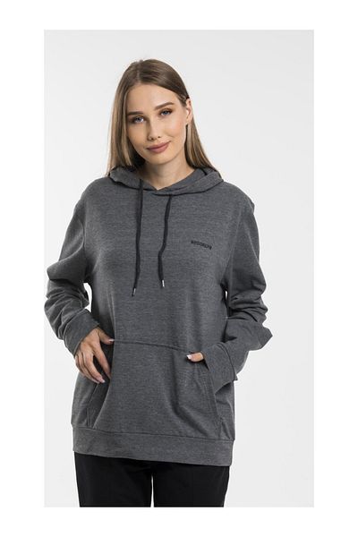 LEONE KOLEKSİYON Kangaroo Pocket Hooded Printed Sweatshirt