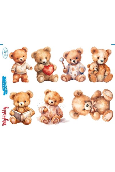 MyHobby ورق نقل مائي مقاس 25 × 35 سم ST-483