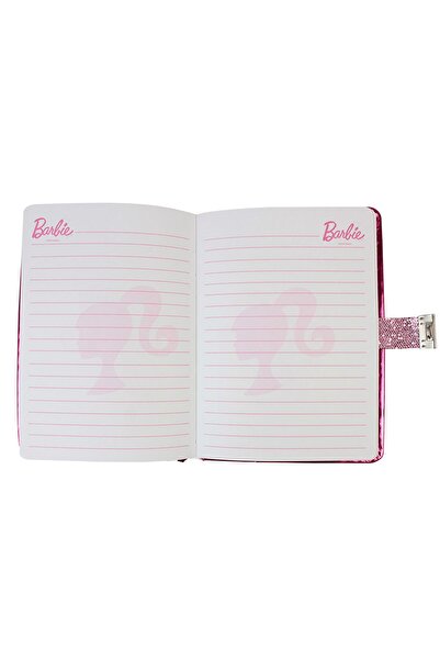 Dolphin Barbie Kilitli Simli Hatıra Defteri Pembe