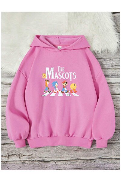 YUNAYT Children's Hooded Printed Sweatshirt