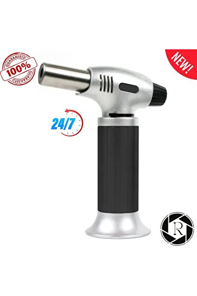 REVOPRO 1300derece Pürmüz Alevli Çakmak Isı Tabancası Metal Gövde Mutfak Kamp...