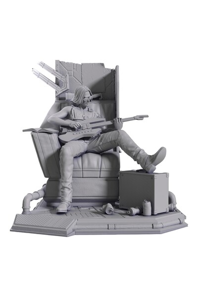 Miyazaki Premium Johnny Silverhand Figürü - Cyberpunk 2077 -