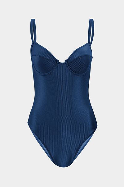 Açelya Okcu Γυναικείο μαγιό DIANA Fit Premium - Λεπτομέρεια με ζώνη