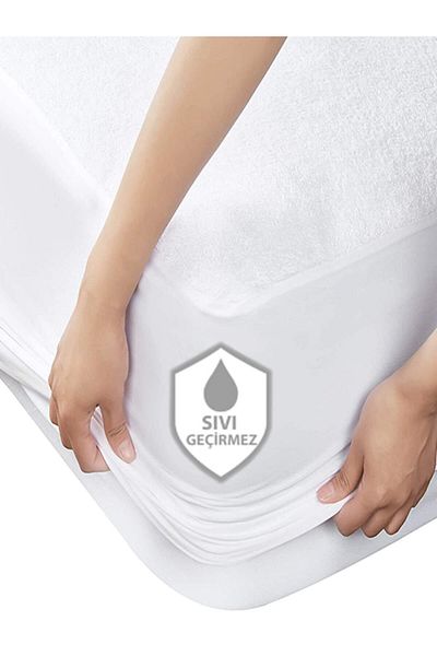 SUVAY Micro Fitted Full Edge voděodolný chránič matrace List Single Double White Color Matrac Protector