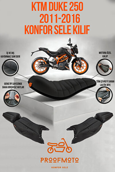 PROOFMOTO KTM Duke 250 (2011 - 2016) غطاء سرج مريح