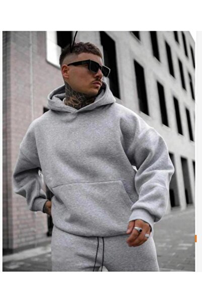 caddekombin Kapuşonlu Cepli SWEATSHİRT OVERSİZE UNİSEX