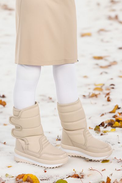 KARAMAZI Κοριτσίστικες μπότες χιονιού Thermo Sole Riko - Velcro