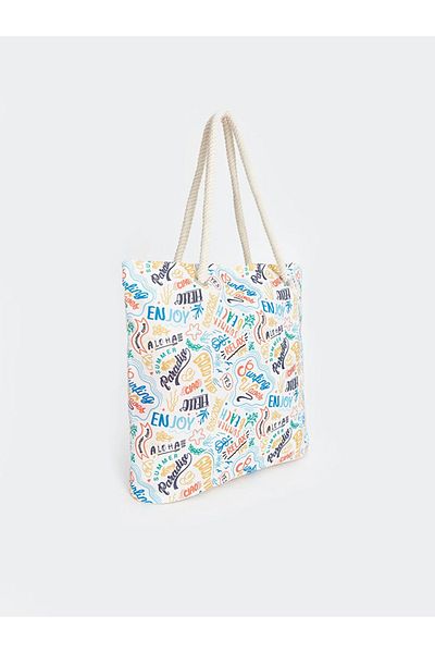 LC Waikiki LCW ACCESSORIES Γυναικεία τσάντα παραλίας - εμπριμέ