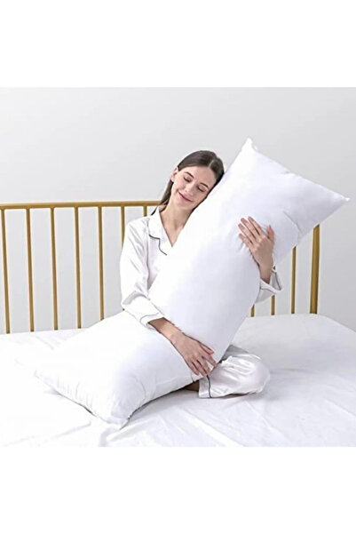 ALERSS 50X140 White Cotton Inner Lining - Zippered Pillow Case