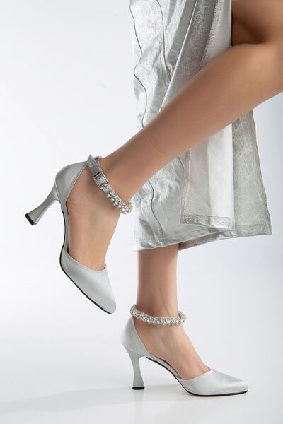 ACMZ SHOES saten topuklu ayakkabı