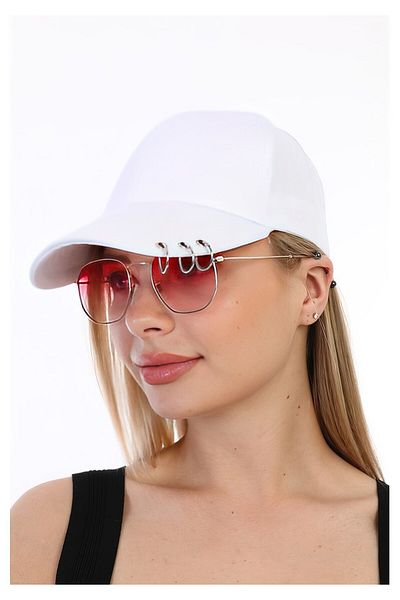FG KONNİCHİWA Bts Korean Pop - Ringed Linen Piercing Hat