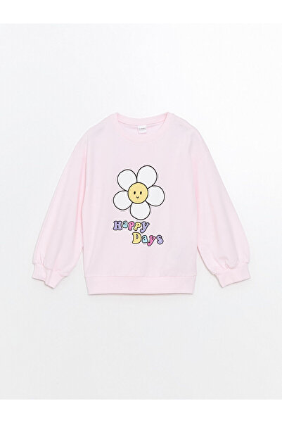 LC Waikiki LCW Girls - Σετ πιτζάμες με στάμπα με λαιμόκοψη