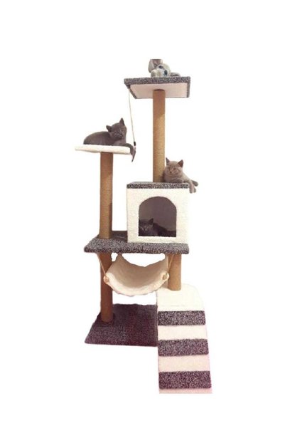 pethomealpi Hamaklı Yuvalı Urtra Lüks Kedi Tırmalama