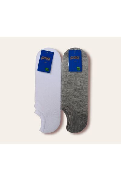 Pola Детски унисекс бамбукови чорапи за маратонки, комплект от 2 броя
