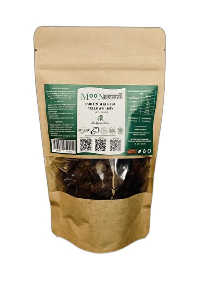 Moon Organik İri Sarı Besni Kuru Üzüm / Yellow Dried Grape