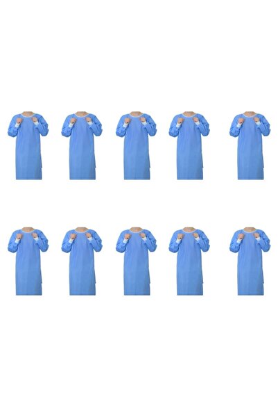 Genel Markalar Tek Kullanımlık 10'lu Cerrahi Box Önlük Ultrasonıc Üretim