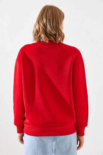 Bianco Lucci San Francisco bedrucktes Damen-Sweatshirt mit Kapuze – MBHS006 60601006