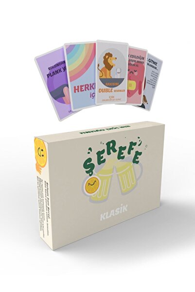 Şerefe Klasik Içki Oyunu | 100 Kartlı Parti Içki Oyunu | Yılbaşı Oyunu | Eğlenceli Kutu Oyunu | Shot Oyunu