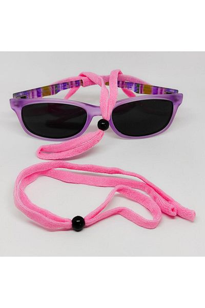 Cool Children's Glasses Colorful Sports Rope 2 Pieces Pink Glasses Rope