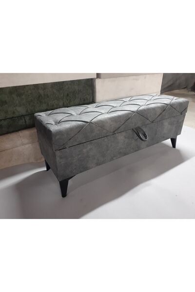 YUSE MOBİLYA VE AKSESUAR Yatak Ucu Puf 120 X 40 X 45