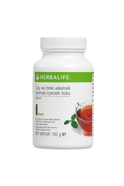 Herbalife HERBAL DİYET ÜRÜNÜ Çay ve Bitki Ekstreli Aromalı İçecek Tozu Klasik 102 g %100
