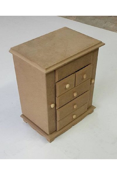 Altınyapı Hobi Market Multi-PURPOSE BOX MDF UNPAINTED