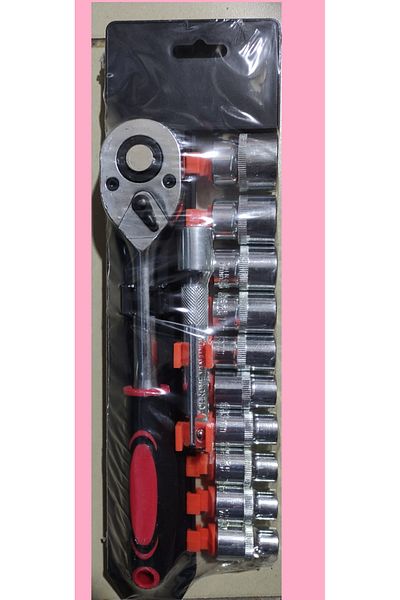 TIGER KINGIN Tiger King 12 Pieces - Circirli 1/2 Socket Set, Crv Steel Production in Box